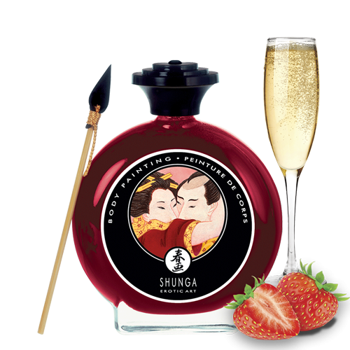 Shunga - Strawberries & Champagne Bodypaint 100 Ml na Arena.pl