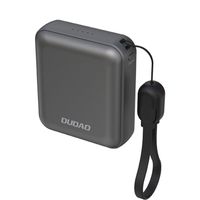 powerbank k22+ 10000mah z zawieszką kablem 22.5w usb-c - szary