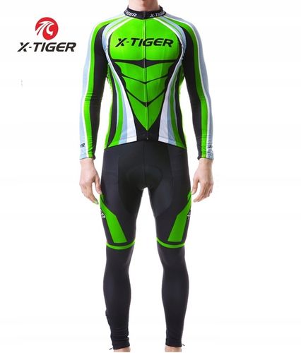 STRÓJ ROWEROWY MĘSKI X-TIGER GETRY ŻEL KOSZULKA na Arena.pl