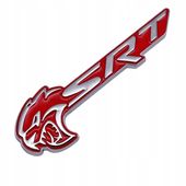Naklejka Emblemat Challenger Chrysler SRT Charger Metalowy Chromowany Napis