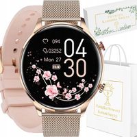 Zegarek SMARTWATCH prezent NA KOMUNIĘ dla dziewczynki Z ROZMOWAMI + KROKI