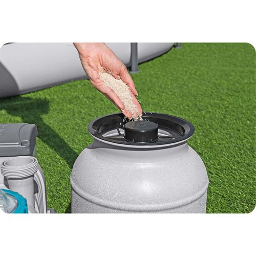 Pompa piaskowa do basenów + kulki filtracyjne 6056 l/h Bestway 58497 na Arena.pl