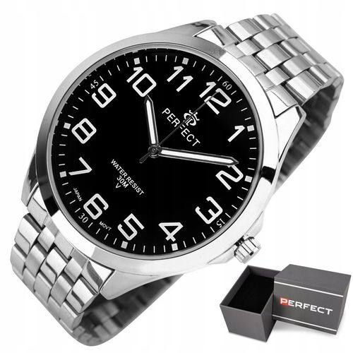 Zegarek Męski PERFECT RAGNAR duże cyfry+PUDEŁKO na Arena.pl