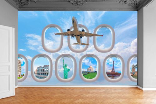 Fototapeta Koloseum Wieża Eiffla Łuk Triumfalny na Arena.pl