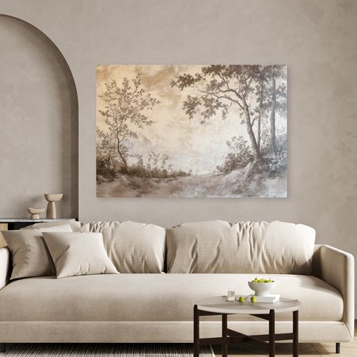 Obraz na płótnie,  Las drzewa natura 100x70 na Arena.pl
