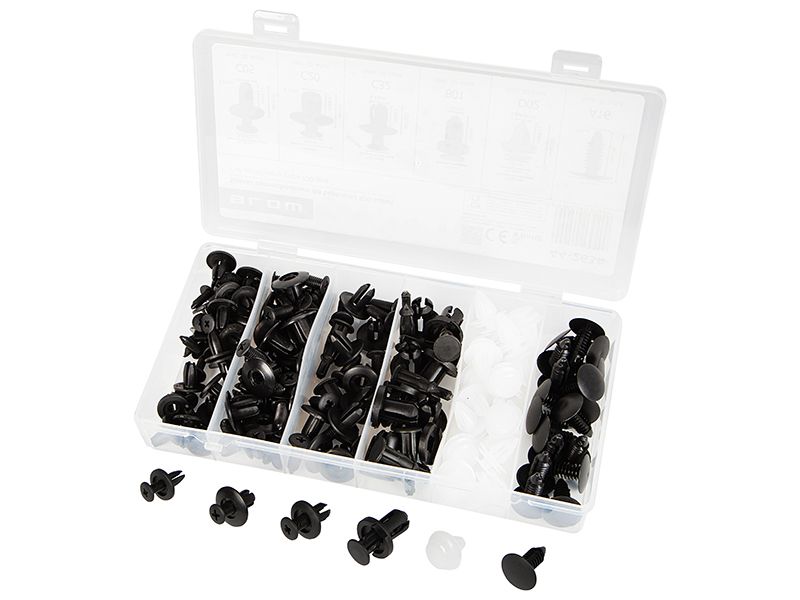 Spinki samochodowe do tapicerki 100szt zdjęcie 1