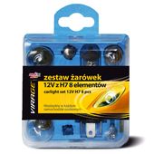 zestaw żarówek 12v z h7 8 elementów - bis 91-014