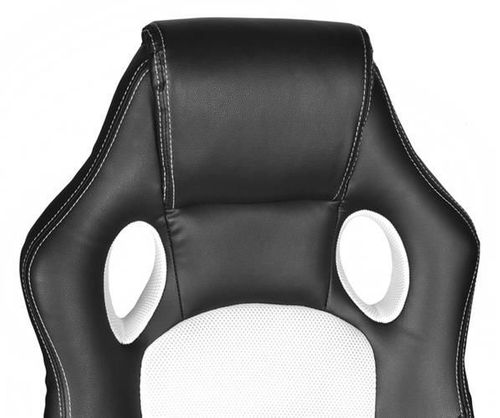 Fotel biurowy sportowy basic - biały na Arena.pl