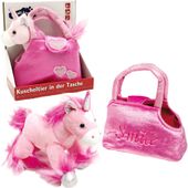 MASKOTKA JEDNOROŻEC z Torebką Serduszka Różowa Prezent Dla Dziecka