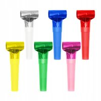 Gwizdki imprezowe kolorowe na imprezę Urodzinową 6szt