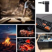 MEGA MOCNA DMUCHAWA ELEKTYRCZNA BEZPRZEWODOWA DO LODU CZYSZCZENIA NA GRILLA