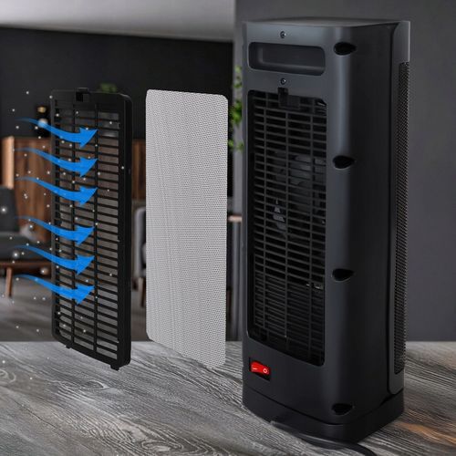 Termowentylator Farelka EBERG NOX Grzejnik elektryczny kolumnowy 2000W na Arena.pl