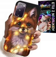 ETUI DO SAMSUNG GALAXY S20 LITE - SŁODKI LISEK ZWIERZĘTA LEŚNE CASE +SZKŁO