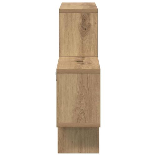 Półka ścienna z półką dąb artisan 82 x 15 x 51 cm na Arena.pl