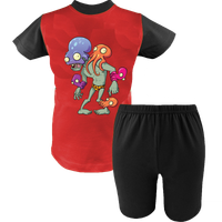 Krótka Piżama dziecięca Plants vs Zombie