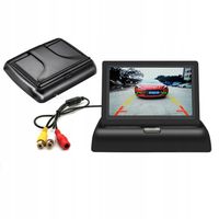 MONITOR 4.3'' SKŁADANY TFT LCD DO KAMERY COFANIA