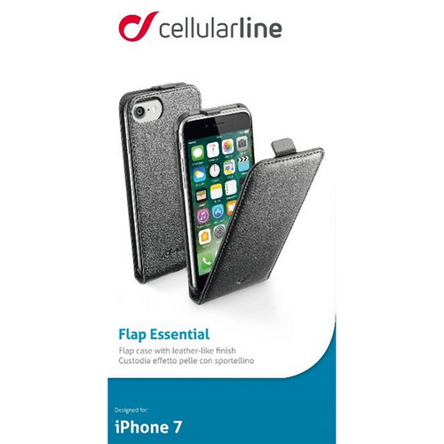 CELLULAR LINE Flap Essential Etui iPhone 7 czarne na Arena.pl