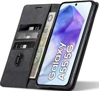 ETUI SKÓRZANE PORTFELOWE PLECKI + SZKŁO 9H DO SAMSUNG GALAXY A55 5G| KOLORY