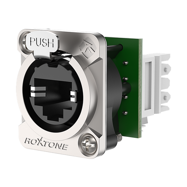 Roxtone gniazdo tablicowe RJ45 CAT5e RE8FD5I zdjęcie 1