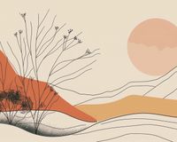 Plakat 50x40cm Pustynna Wydma