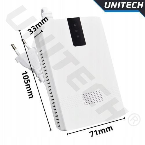 CZUJNIK GAZU ZIEMNEGO LPG METANU GAZÓW PALNYCH PPM ALARM ŚWIETLNY na Arena.pl