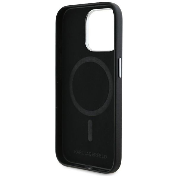 Etui Karl Lagerfeld do iPhone 15 Pro, Czarny, MagSafe zdjęcie 7
