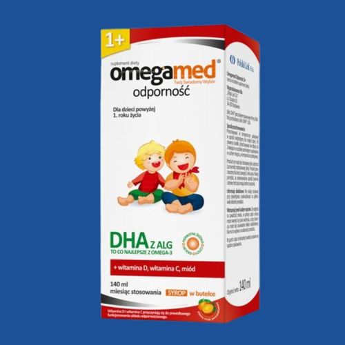Omegamed Odporność 1+ Syrop dla dzieci 140ml na Arena.pl