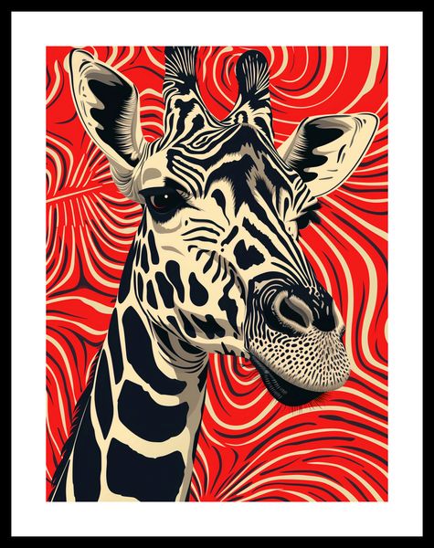 Plakat 30x40cm Wzrok Żyrafy zdjęcie 3