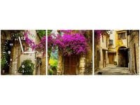 30 90CM OBRAZ 3 ELEM STARE MIASTO PROWANSJI ŚCIENNY PŁOTNO DRUK