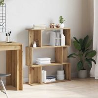 Regał na książki, dąb artisan, 80x24x96 cm