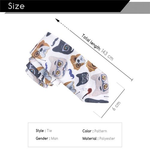 KRAWAT CATS DOGS MUSTACHE na Arena.pl