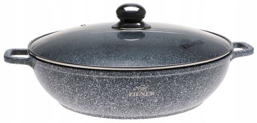 GARNEK Niski MARMUROWY 32cm WOK Indukcja 5,5l 7070 na Arena.pl