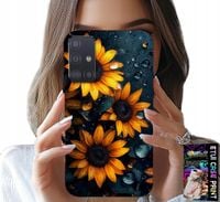 ETUI DO SAMSUNG GALAXY A71 - SŁONECZNIKI, SŁONECZNIK, KWIECISTE WZORY