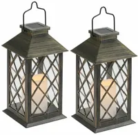 2x Latarenka ogrodowa LED SOLARNA Lampion Latarnia Znicz SuperLED