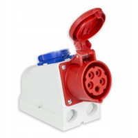GNIAZDO KOMBI 16A 3P+Z+N + 2P+Z 9215-6F PCE