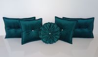 Zestaw poduszek velvet z kryształami swarovski