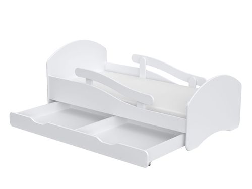 Łóżko dziecięce LEO 180x80 biało-szare na Arena.pl