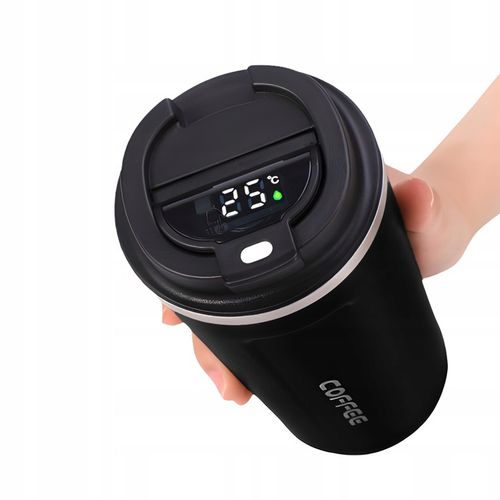 Kubek Termiczny Termos 510ml Wyświetlacz Ekran LCD SMART na Kawę Herbatę XL na Arena.pl