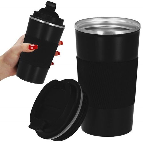 TERMOS KUBEK PRÓŻNIOWY TURYSTYCZNY termiczny stalowy NA HERBATĘ KAWĘ 0,5L na Arena.pl