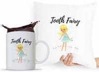 Zestaw Poduszka + Kubek Dla Dentysty Stomatologa Z Nadrukiem Ze Zdjęciem