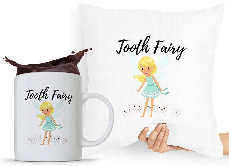 Zestaw Poduszka + Kubek Dla Dentysty Stomatologa Z Nadrukiem Ze Zdjęciem zdjęcie 1