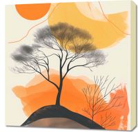 Obraz 70x70cm Drzewo Na Przestrzeni
