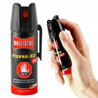 GAZ OBRONNY GAZ PIEPRZOWY NIEMIECKI MOCNY KO JET 50 ml - STRUMIEŃ