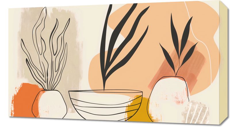 Obraz 70x40cm Szkice Botaniczne zdjęcie 1