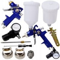 PISTOLET LAKIERNICZY HVLP 600ML FIRMY SILVER DYSZE: 1.4 + 1.7MM+ REDUKTOR
