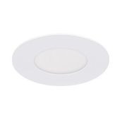 LAMPA wpustowa SLIM LED C 02809 Ideus metalowa OPRAWA stropowa LED 3W 6500K okrągła biała
