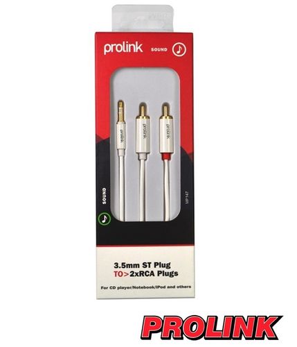 Prolink MP-147 Kabel mini-jack 3.5mm STEREO - 2 RCA 2m na Arena.pl