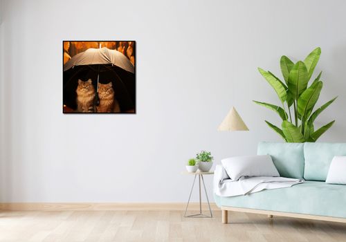 Plakat 70x70cm Jesienny Koci Schron na Arena.pl