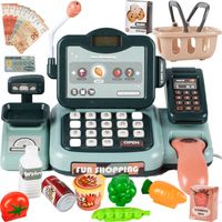 Kasa fiskalna 24 elementy wyświetlacz LCD