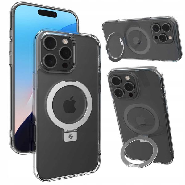 Spacecase Ring Pro Mag iPhone 16 Pro Max clear zdjęcie 1